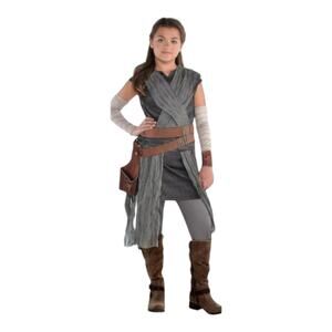 Disney Star Wars The Last Jedi Rey 4-piece Halloween Costume Cosplay Women's S
